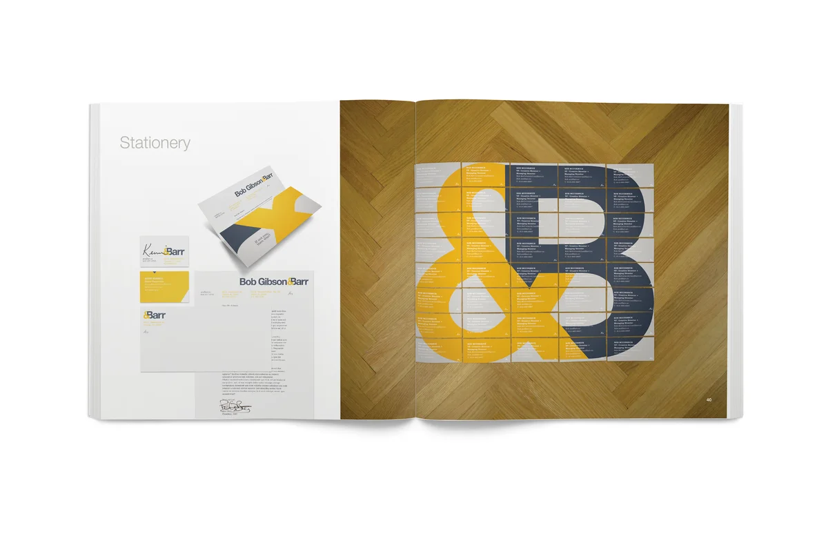 &Barr: Identity and stationery