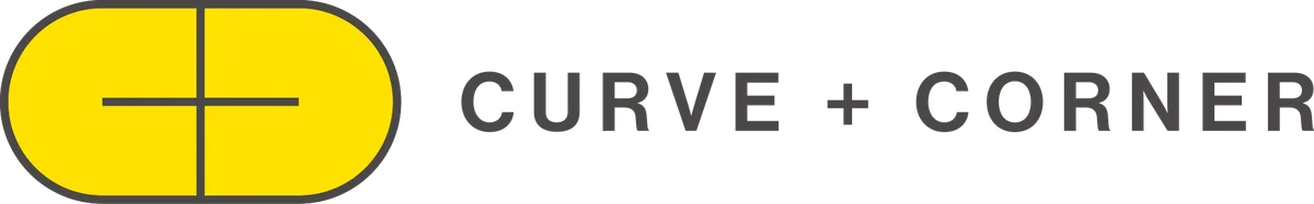 The Curve + Corner brand logo
