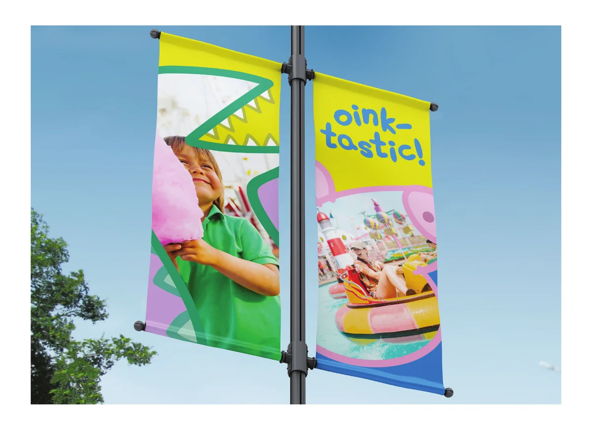 LEGOLAND Florida Resort: In-park banners